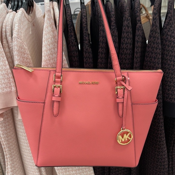 MICHAEL KORS Charlotte Large Leather Top-Zip Tote
Tea Rose - Picture 15 of 16